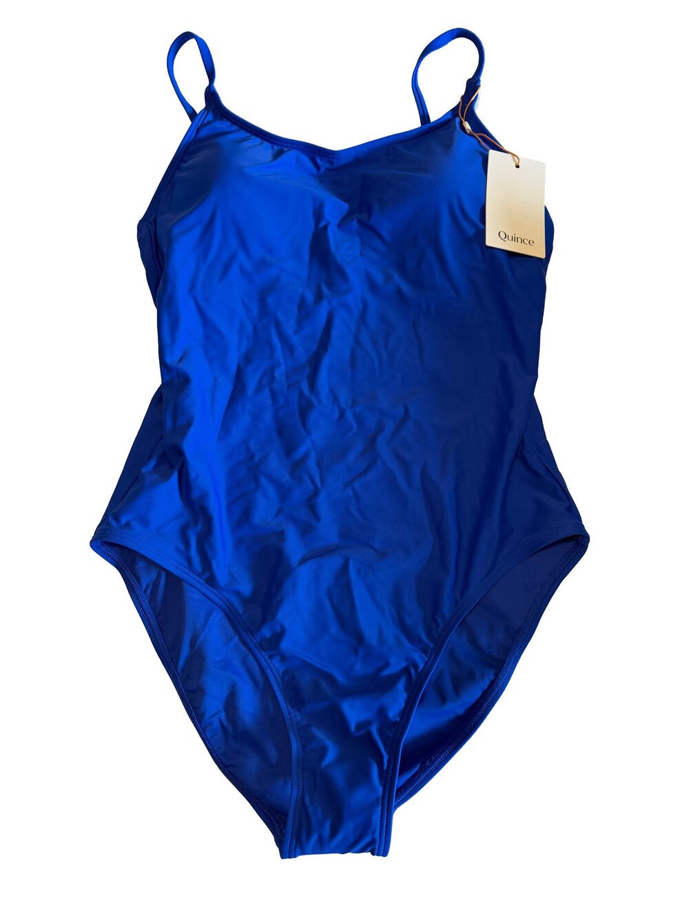 Quince Women Blue Medium One-Piece Swimsuit - Eco-Friendly Recycled Polyamide